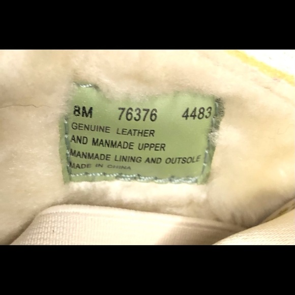 Timberland RARE Puffer Quilted Sneakers Off White - Picture 4 of 6